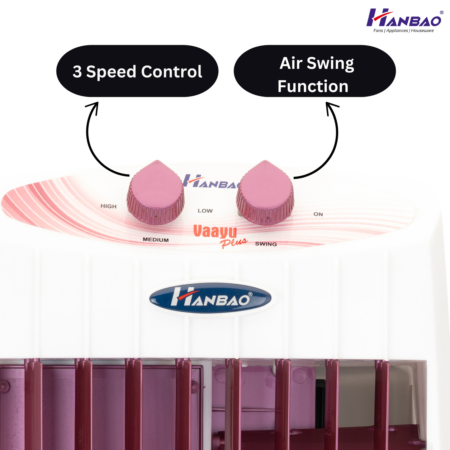 Hanbao Tower Fan- Vaayu Plus, 18 months Warranty