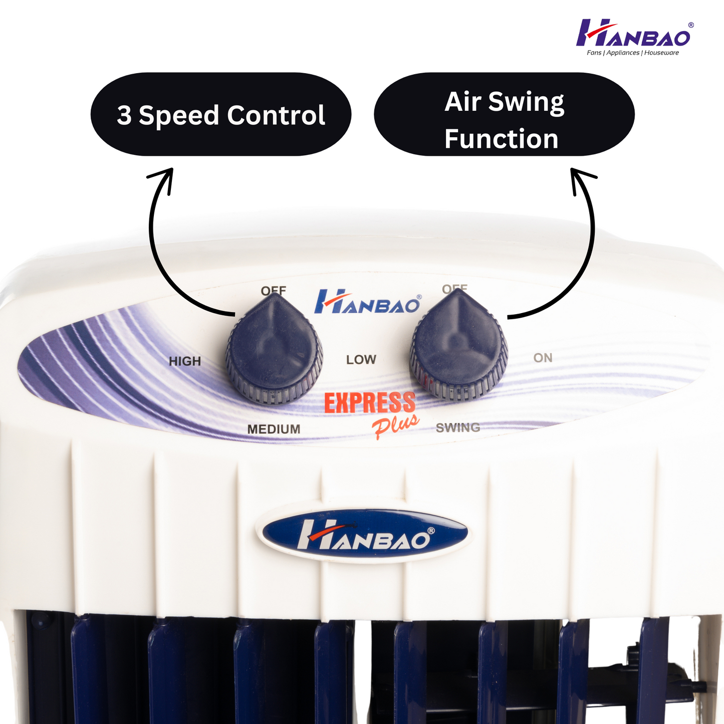 Hanbao Tower Fan- Express Plus, 18 months Warranty