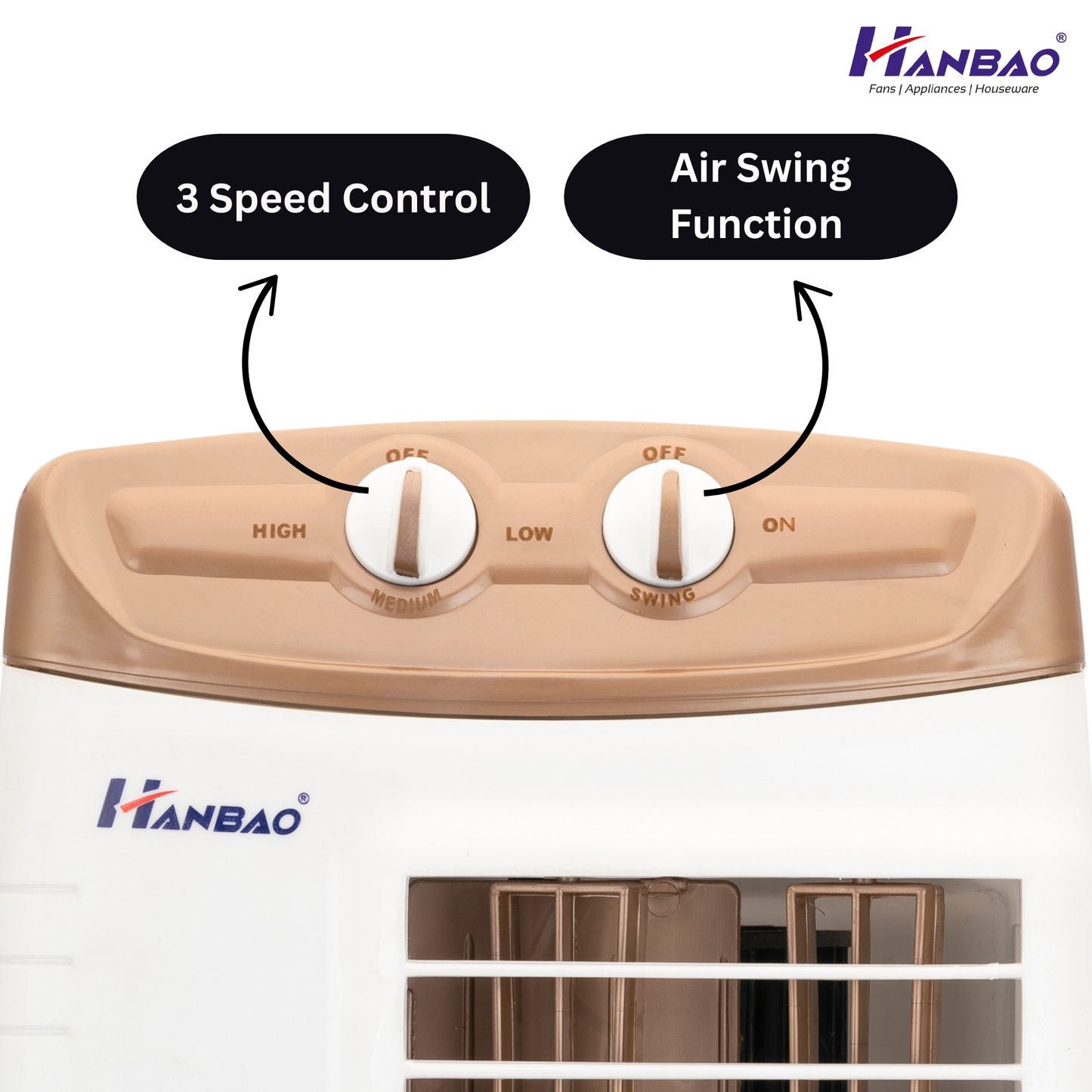 Hanbao Tower Fan- Visiri, 12 months Warranty
