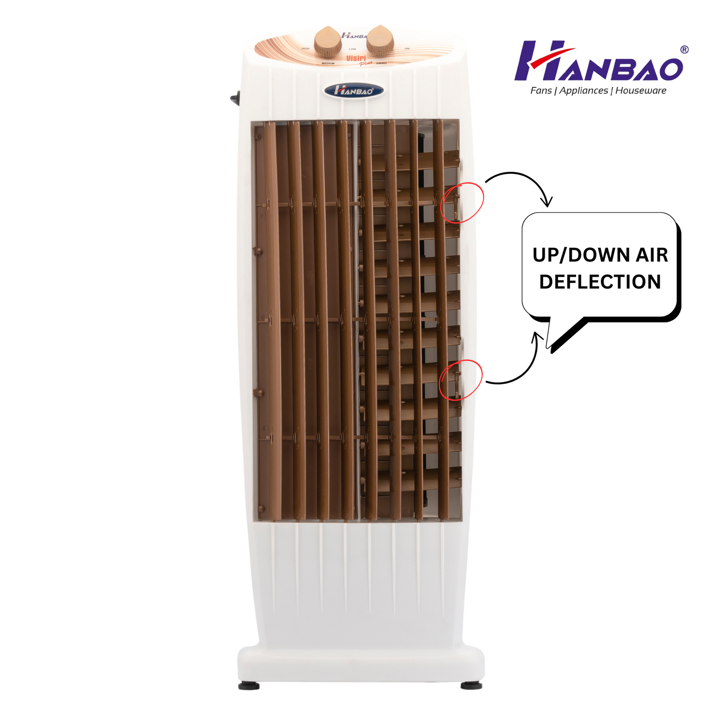Hanbao Tower Fan- Visiri Plus, 18 months Warranty