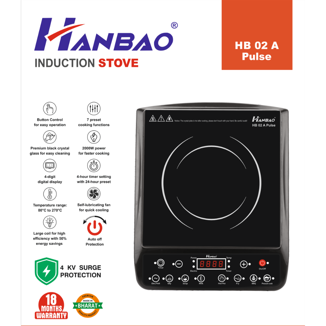 Hanbao Induction Stove Pulse (HB-02 A)