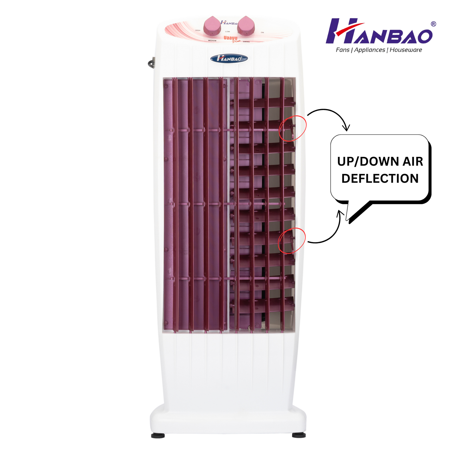 Hanbao Tower Fan- Vaayu Plus, 18 months Warranty