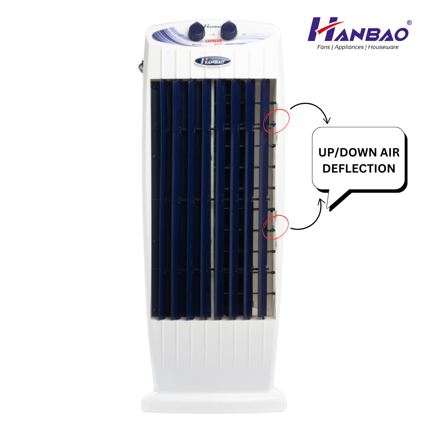 Hanbao Tower Fan- Express Plus, 18 months Warranty