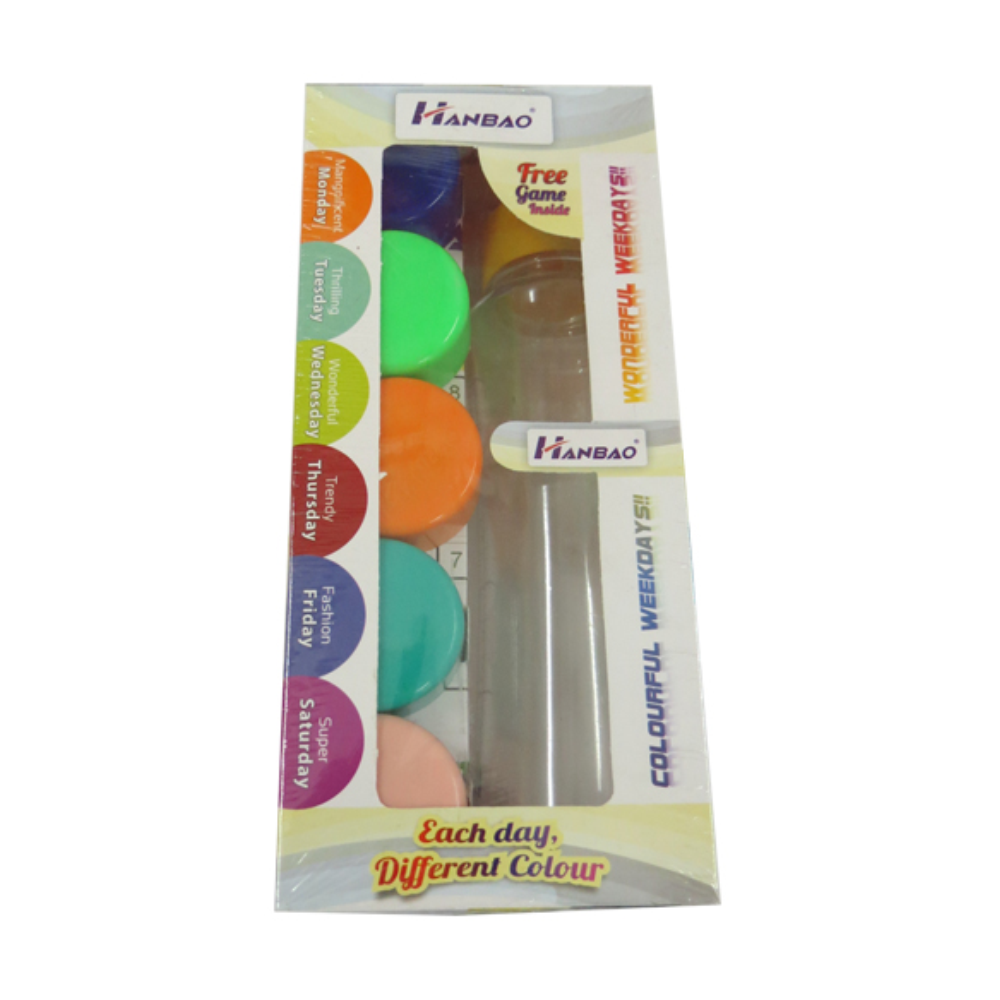 HANBAO 6Caps Combo 500ml Plastic Water Bottle