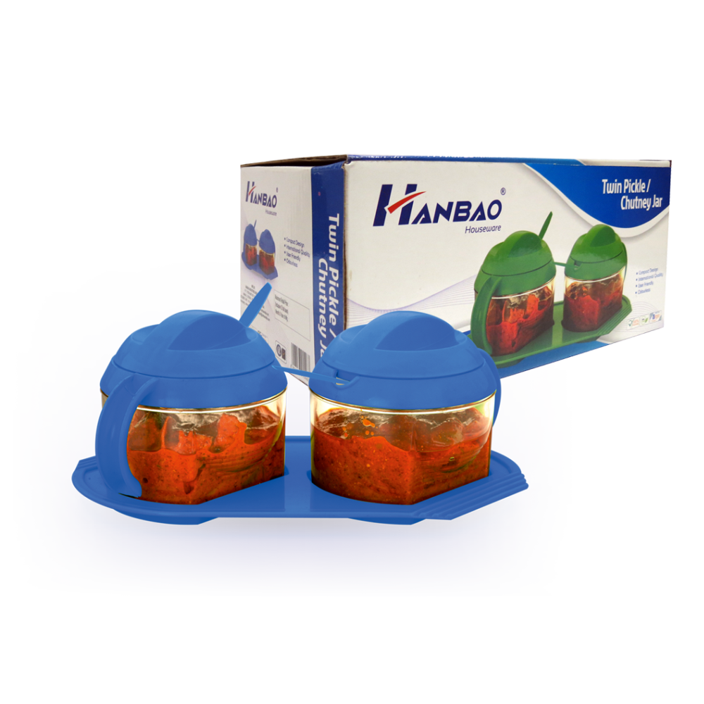 HANBAO Twin Pickle / Chutney Jar (2 in 1)