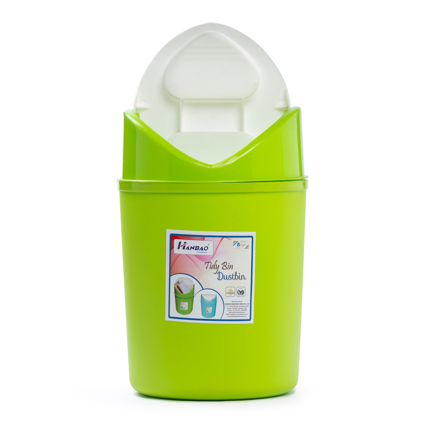 Hanbao Tidy Dustbin Swivel lid - 5L (Big)