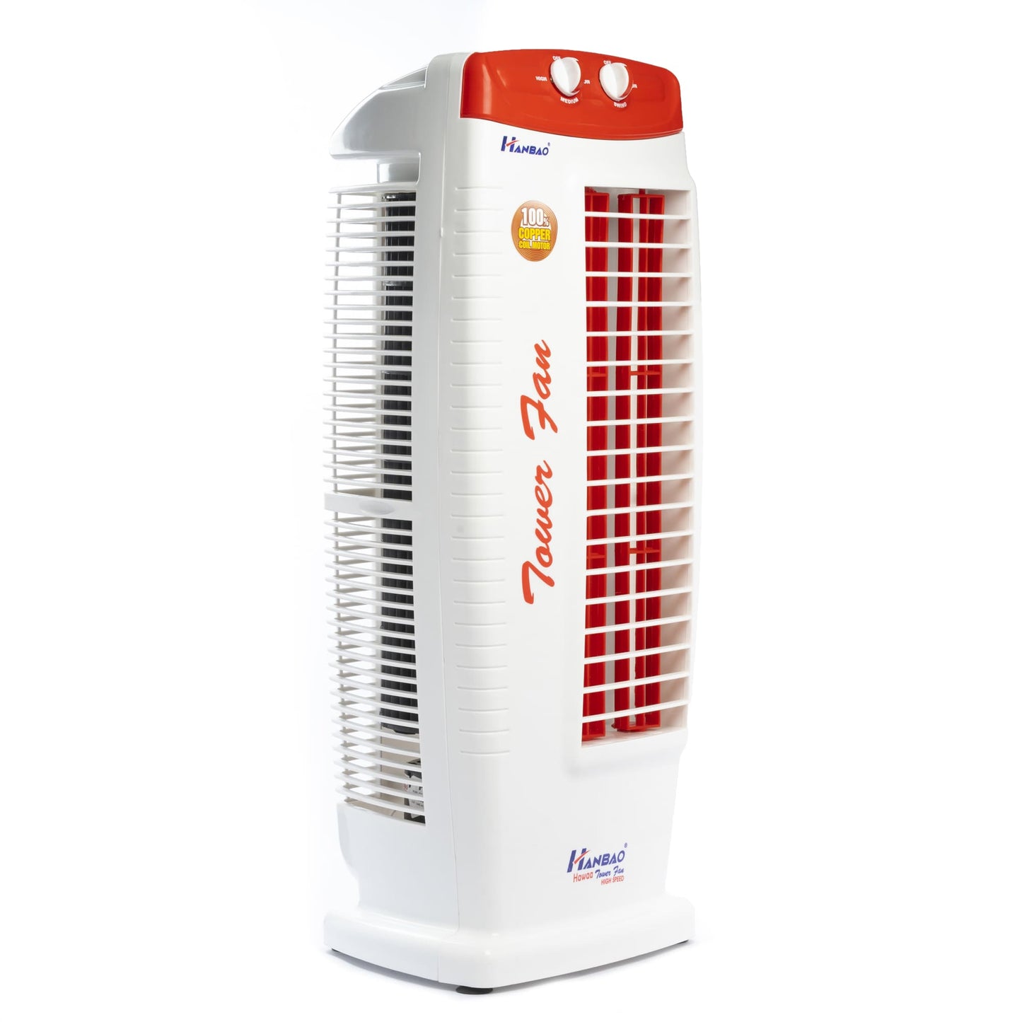 Hanbao Tower Fan- Hawaa, copper coil motor, 24 months Warranty