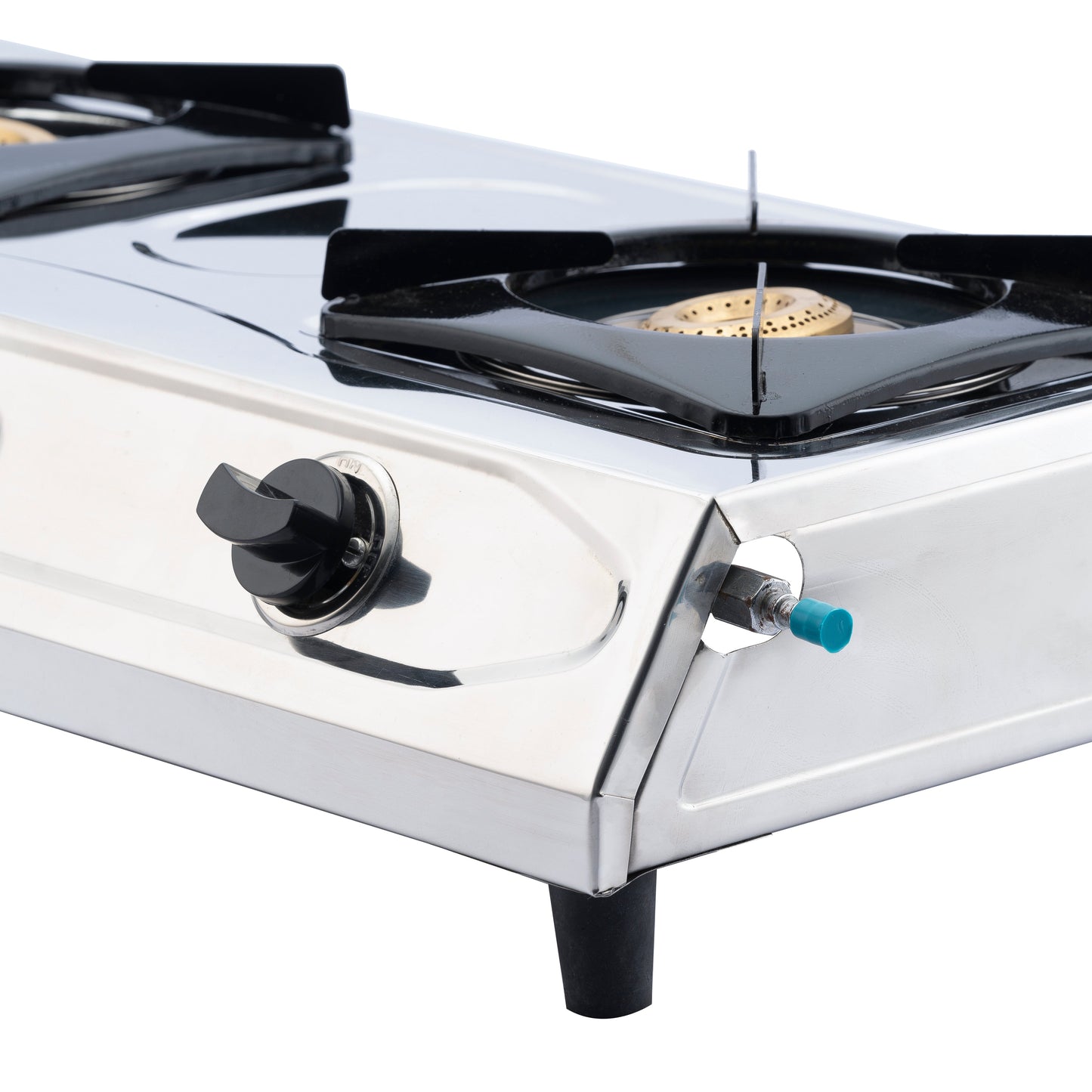 Hanbao Stainless Steel 2-Burner LPG Gas Stove, ECO, with 2 years Warranty
