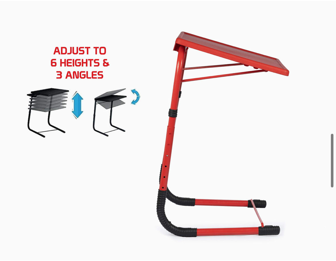 Hanbao Easy-Table Mate Multi Purpose Foldable, Adjustable Strong Table with 6 Heights, 3 Angles Adjustable for Laptop, Study, Kids, Home/Office, Dinning, 18 in 1 Table