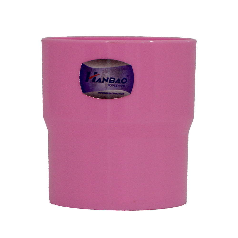 HANBAO Reusable 260ml Plastic Glass(6pcs)