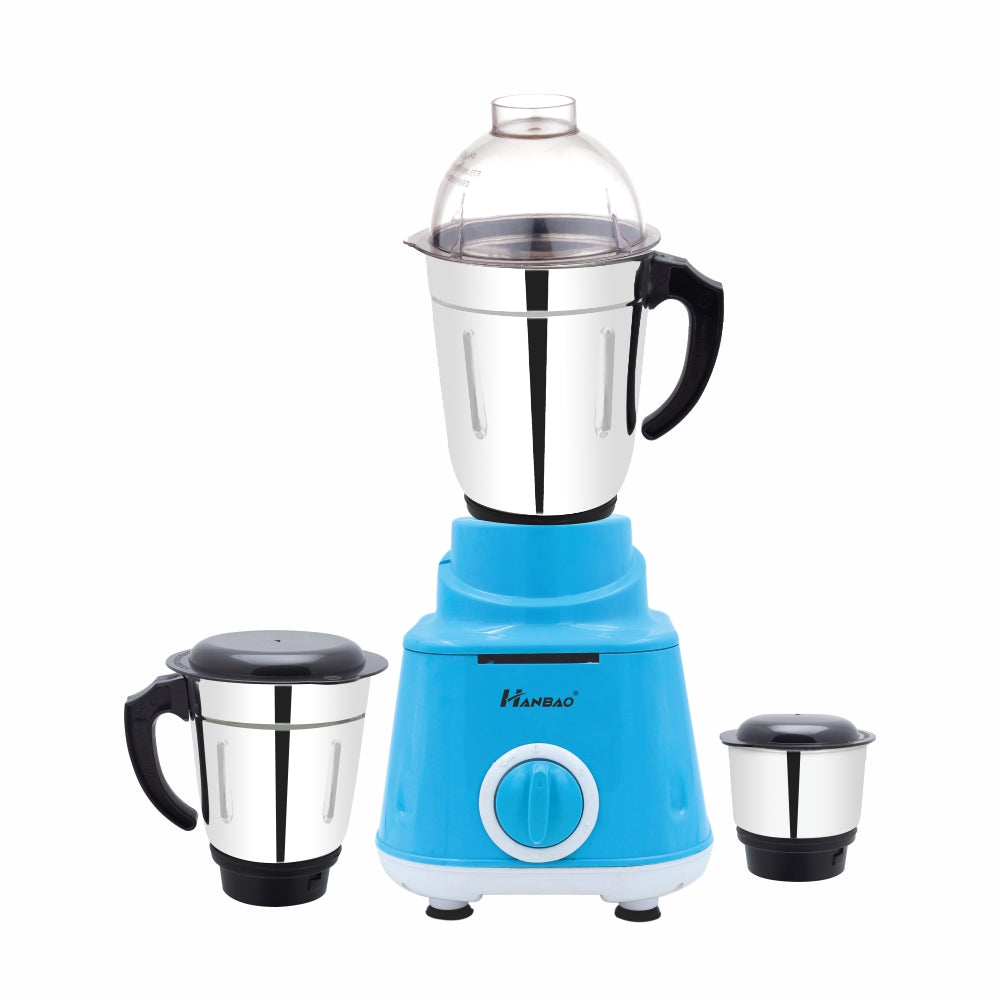 Hanbao ECO Mixer Grinder, 550 Watts, Regular motor, 24 months Warranty*