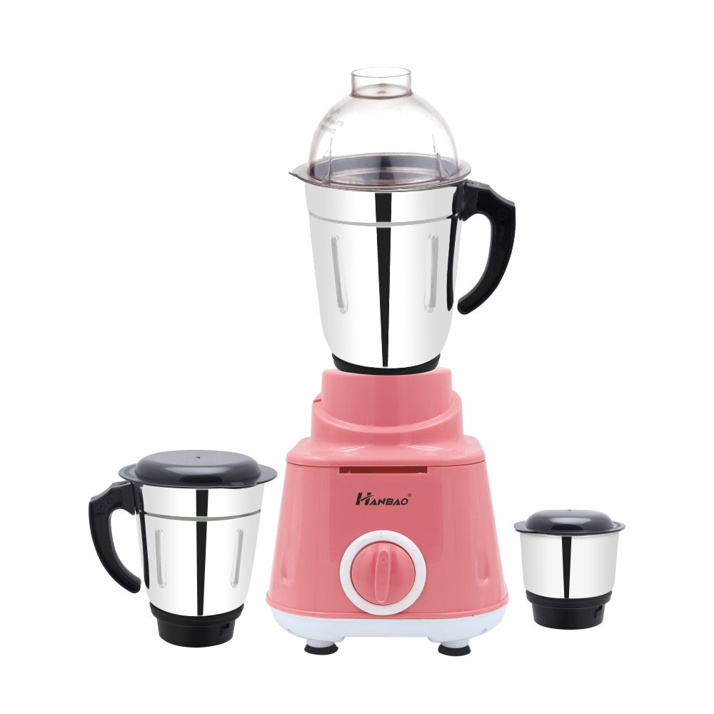 Hanbao ECO Mixer Grinder, 550 Watts, Regular motor, 24 months Warranty*