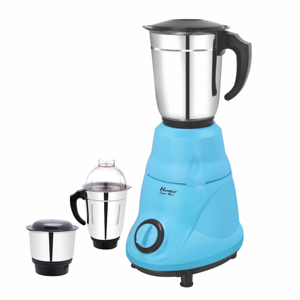 Hanbao SUPER MIXX Mixer Grinder, 550 Watts, Regular motor, 24 months Warranty*