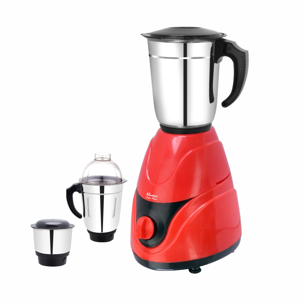Hanbao SUPER POWER Mixer Grinder, 550 Watts, Regular motor, 24 months Warranty*