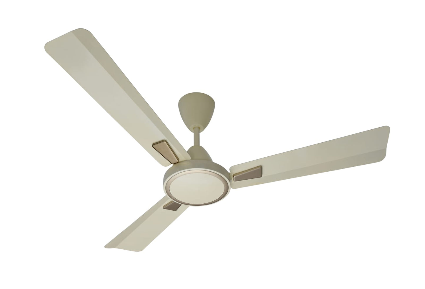 HANBAO BLDC Ceiling Fan 3 blades, Energy Efficient, 1200mm, 32W Power, 230 cu m/min Air Delivery, 24 months warranty, Cool FALCON (Cream White)