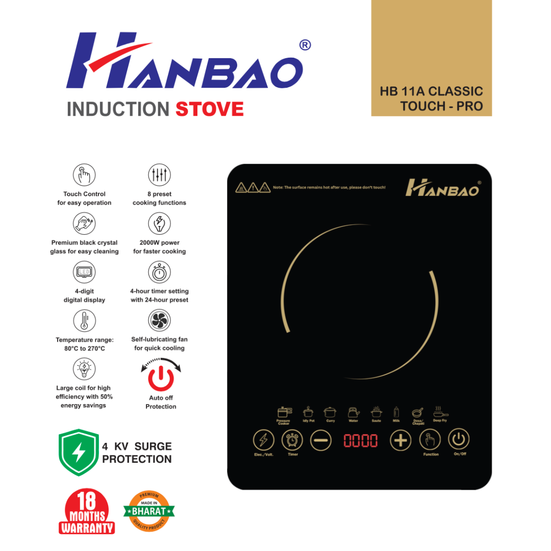 Hanbao Induction Stove Classic Touch - Pro (HB 11A)