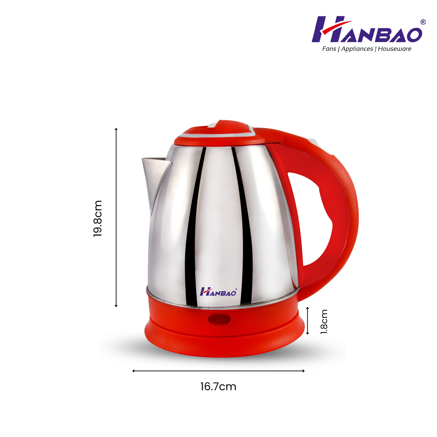 Hanbao 1.5 litre Garma Garam Electric Kettle | 1350W | 1 Year warranty