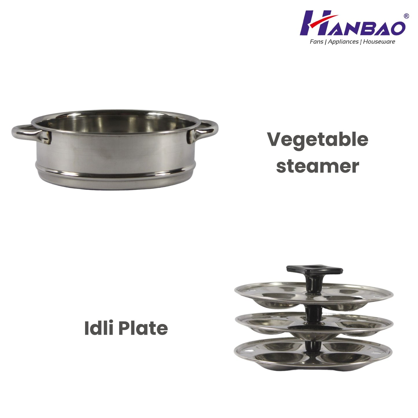 Hanbao Garma Garam 1.5ltrs SS Electric Multi Cook Kettle, Travel Kettle, Instant Food Kettle, 600W, 1 Year warranty, Silver Black