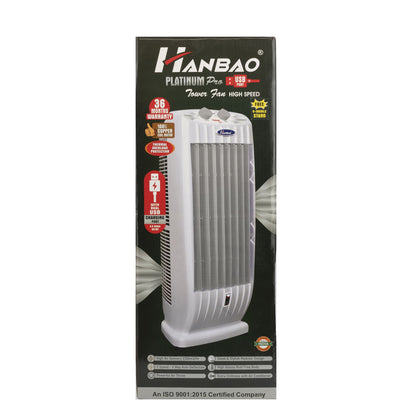 Hanbao platinum pro Tower Fan- USB charging, 36 months Warranty