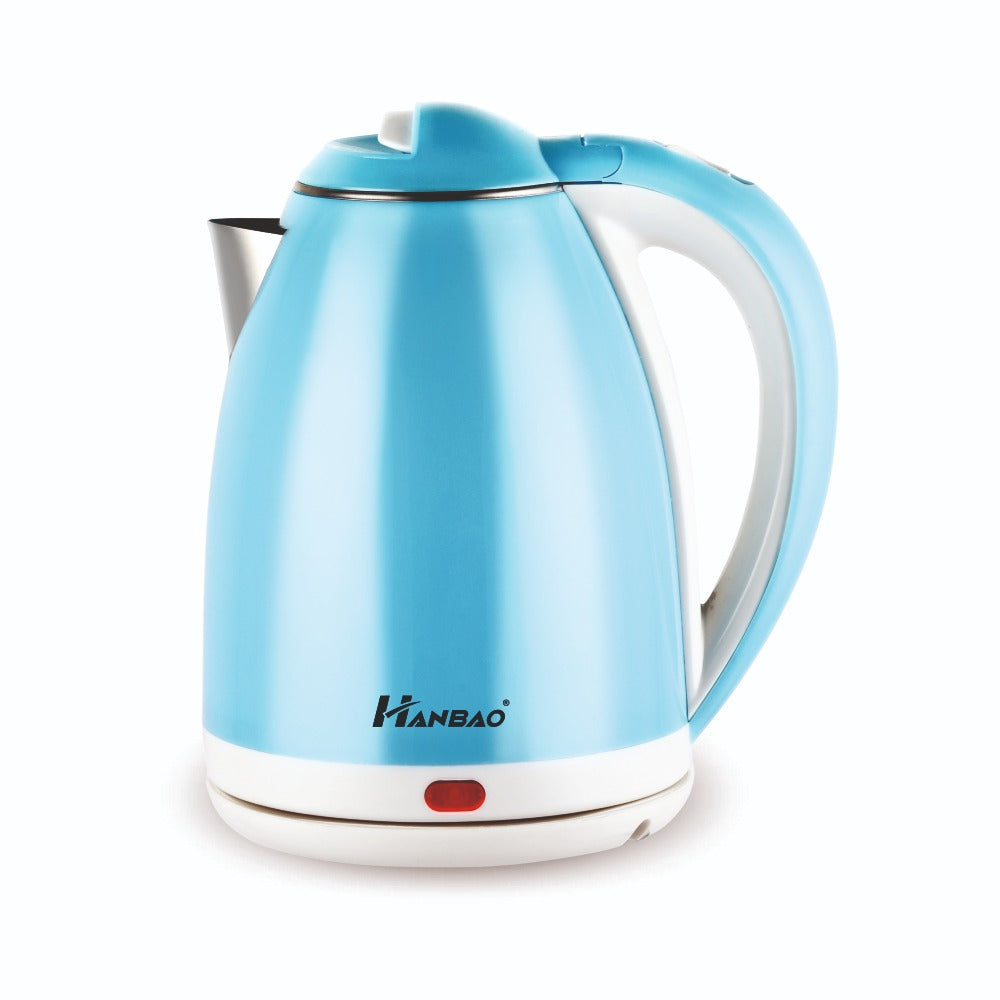 Hanbao Cool Touch Electric Kettle, 1.5ltrs, 1350 Watts, Double Layer outer body, Mercury