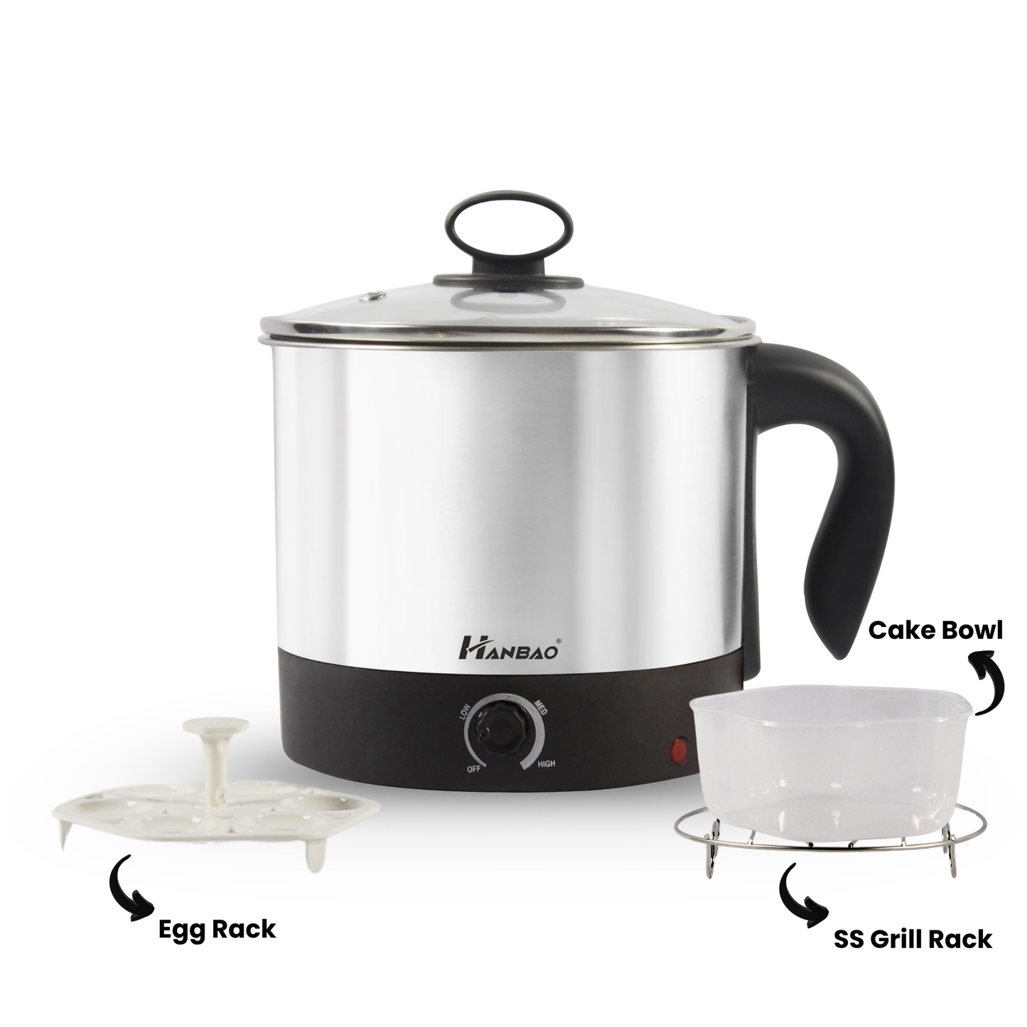 SS 1.5L Multi Kettle/Cooker