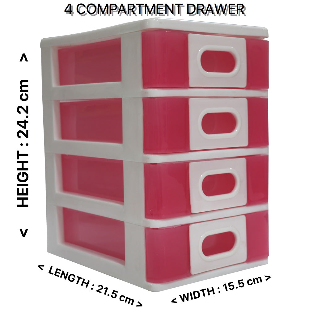 Hanbao plastic nokia 4 row small storage box/organizer